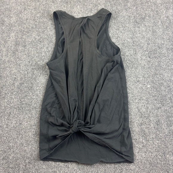 LULULEMON Women’s Black All Tied Up Tank Top size: 6 - Picture 2 of 7